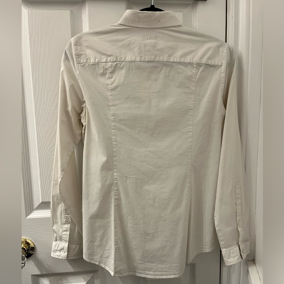 🌟HOST PICK🌟 Burberry White button down Classic Checked cuff - Picture 10 of 13